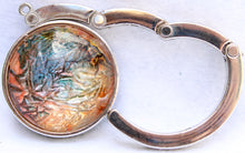 Load image into Gallery viewer, Handbag Hook - Blue Brown and Yellow