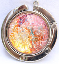 Load image into Gallery viewer, Handbag Hook - Yellow Brown and Light Pink