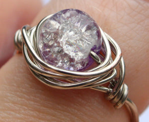 Burst of Lilac Ring